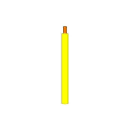 Ascent Lead Wire, CSA TEW (UL 1015), 18 AWG, Yellow, 1 ft 1015/18B01-4ASC